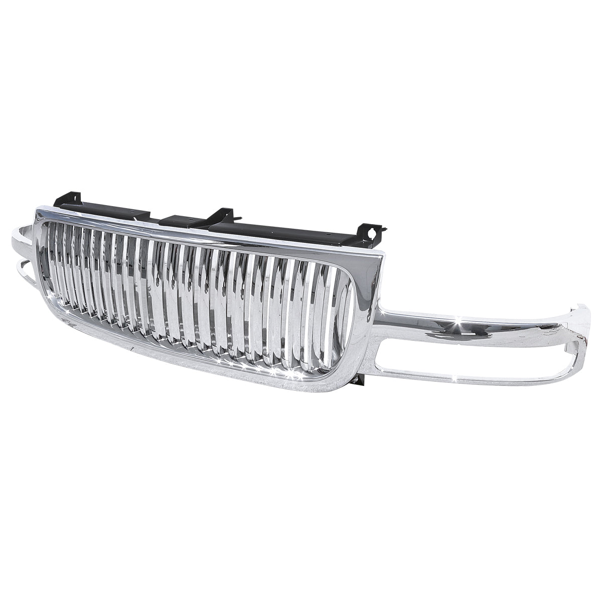 1999-2002 GMC Sierra 1500 2500LD/ 2000-2006 Yukon + XL Chrome ABS Vertical Grille