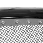 2002-2005 Dodge RAM 1500/ 2003-2005 RAM 2500/3500 Glossy Black 1PC Rivet Mesh Style Front Grille