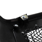2006-2008 Dodge RAM Glossy Black ABS Rivet Style Grille w/ Stainless Steel Mesh