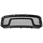 2013-2018 Dodge RAM 1500 Matte Black ABS Rebel Style Honeycomb Mesh Grille