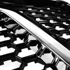2013-2018 Dodge RAM 1500 Chrome ABS Rebel Style Honeycomb Mesh Grille