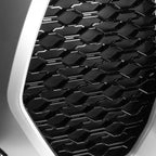 2019-2022 Dodge RAM 1500 Glossy Black Mesh Grille with Chrome Trim