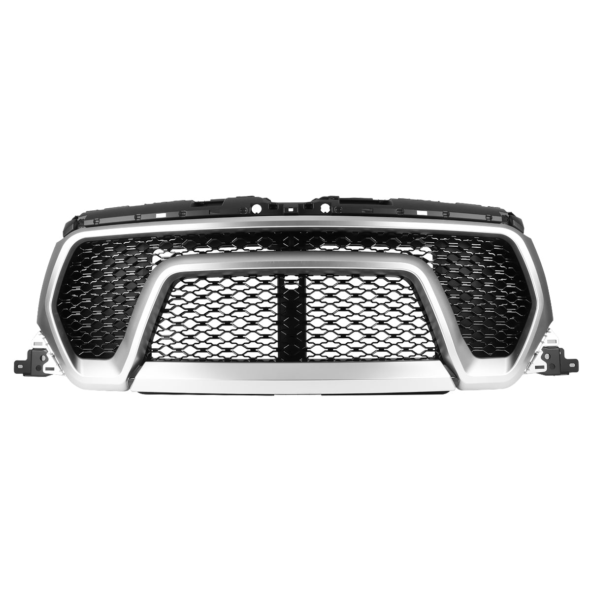 2019-2022 Dodge RAM 1500 Glossy Black Mesh Grille with Chrome Trim