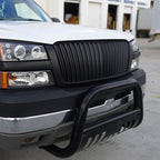 2003-2006 Chevrolet Silverado/Avalanche Matte Black ABS Conversion Vertical Grille
