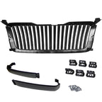 2003-2006 Chevrolet Silverado/Avalanche Matte Black ABS Conversion Vertical Grille
