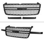 2005-2006 Chevrolet Silverado 2500HD/3500HD Black Honeycomb Front Hood Grille