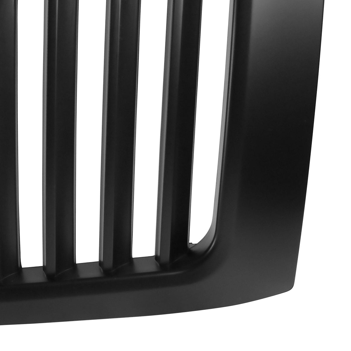 2007-2013 Chevrolet Silverado 1500 Matte Black ABS Vertical Grille