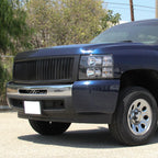 2007-2013 Chevrolet Silverado 1500 Matte Black ABS Vertical Grille