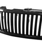 2007-2013 Chevrolet Silverado 1500 Glossy Black ABS Vertical Grille