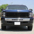 2007-2013 Chevrolet Silverado 1500 Glossy Black ABS Vertical Grille