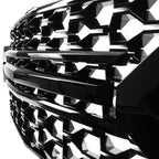 2019-2022 Chevrolet Silverado 1500 LT Glossy Black Honeycomb Hood Grille