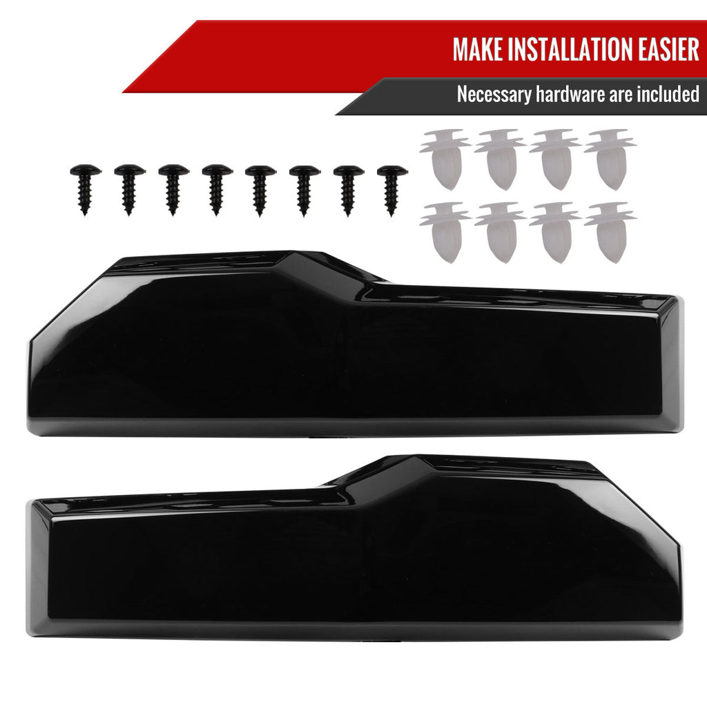 2019-2022 Chevrolet Silverado 1500 WT Glossy Black Honeycomb Hood Grille