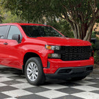 2019-2022 Chevrolet Silverado 1500 WT Glossy Black Honeycomb Hood Grille