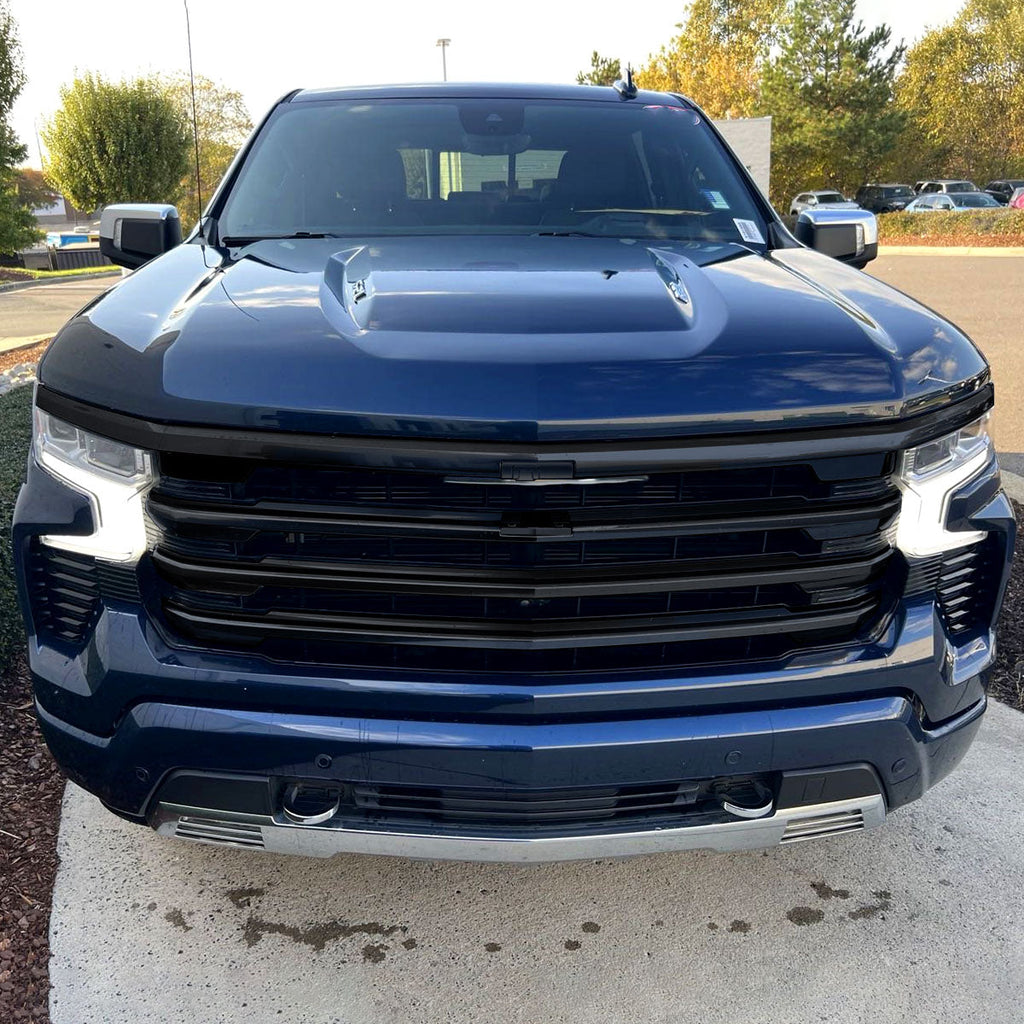 2022-2026 Chevrolet Silverado 1500 High Country Black Mesh Front Upper Hood Grille
