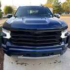 2022-2026 Chevrolet Silverado 1500 High Country Black Mesh Front Upper Hood Grille