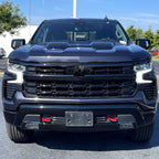 2022-2026 Chevrolet Silverado 1500 Glossy Black Mesh Front Upper Hood Grille