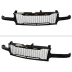 1999-2002 Chevrolet Silverado 1500/2000-2006 Tahoe/Suburban Glossy Black Mesh Replacement Grille w/ LED Lights