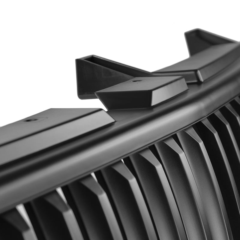 1999-2002 Chevrolet Silverado Matte Black ABS Vertical Grille