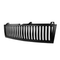 1999-2002 Chevrolet Silverado Matte Black ABS Vertical Grille