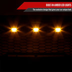 2005-2011 Toyota Tacoma Matte Black Mesh Replacement Grille w/ LED Lights