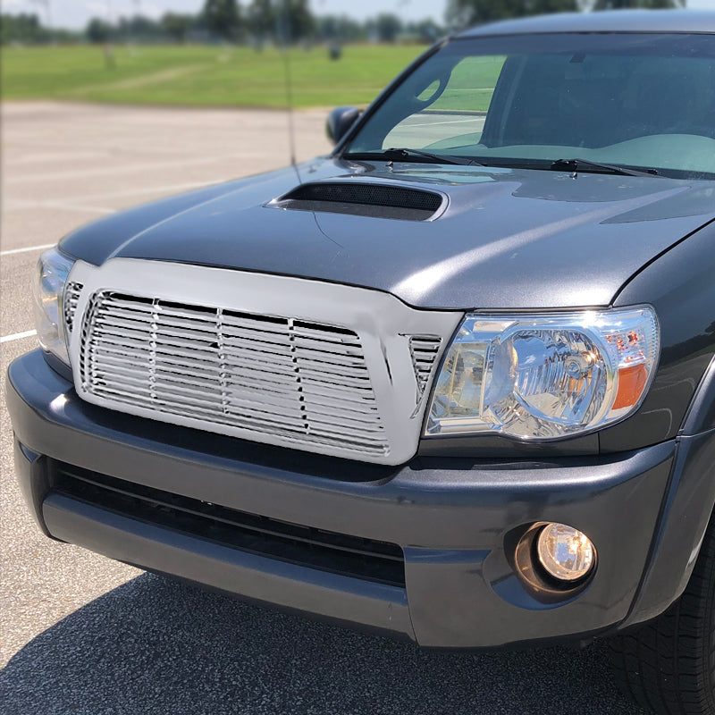 2005-2011 Toyota Tacoma Chrome ABS Horizontal Billet Grille