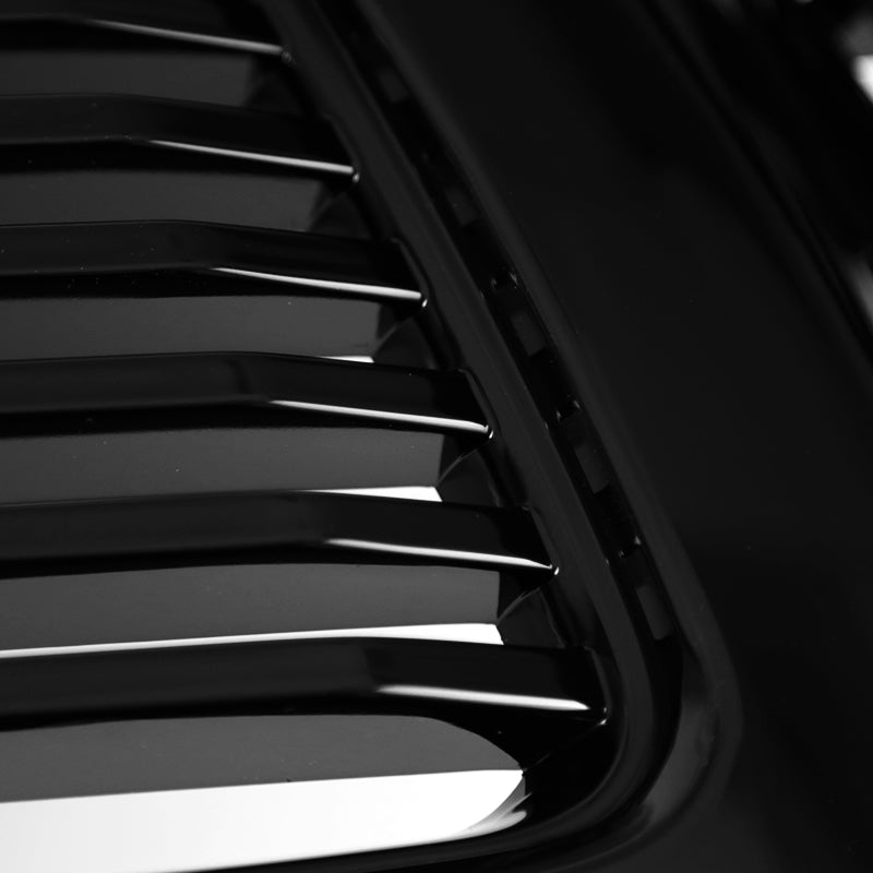 2005-2011 Toyota Tacoma Glossy Black ABS Horizontal Billet Grille