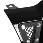 2005-2011 Toyota Tacoma Glossy Black ABS Rivet Style Grille w/ Stainless Steel Mesh