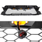 2012-2015 Toyota Tacoma Matte Black Mesh Replacement Grille w/ LED Lights