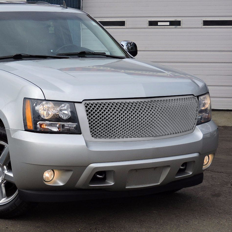 2007-2013 Chevrolet Avalanche/ 2007-2014 Tahoe Suburban Chrome ABS Honeycomb Mesh Grille