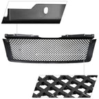 2007-2013 Chevrolet Avalanche/ 2007-2014 Tahoe Suburban Glossy Black ABS Honeycomb Mesh Grille