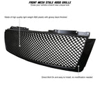 2007-2013 Chevrolet Avalanche/ 2007-2014 Tahoe Suburban Glossy Black ABS Honeycomb Mesh Grille