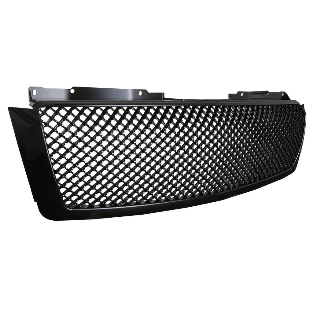 2007-2013 Chevrolet Avalanche/ 2007-2014 Tahoe Suburban Glossy Black ABS Honeycomb Mesh Grille