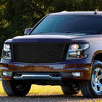 2015-2018 Chevrolet Suburban/Tahoe Glossy Black ABS Mesh Grille