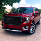 2021-2023 GMC Yukon/Yukon XL Denali Style Front Glossy Black Mesh Grille
