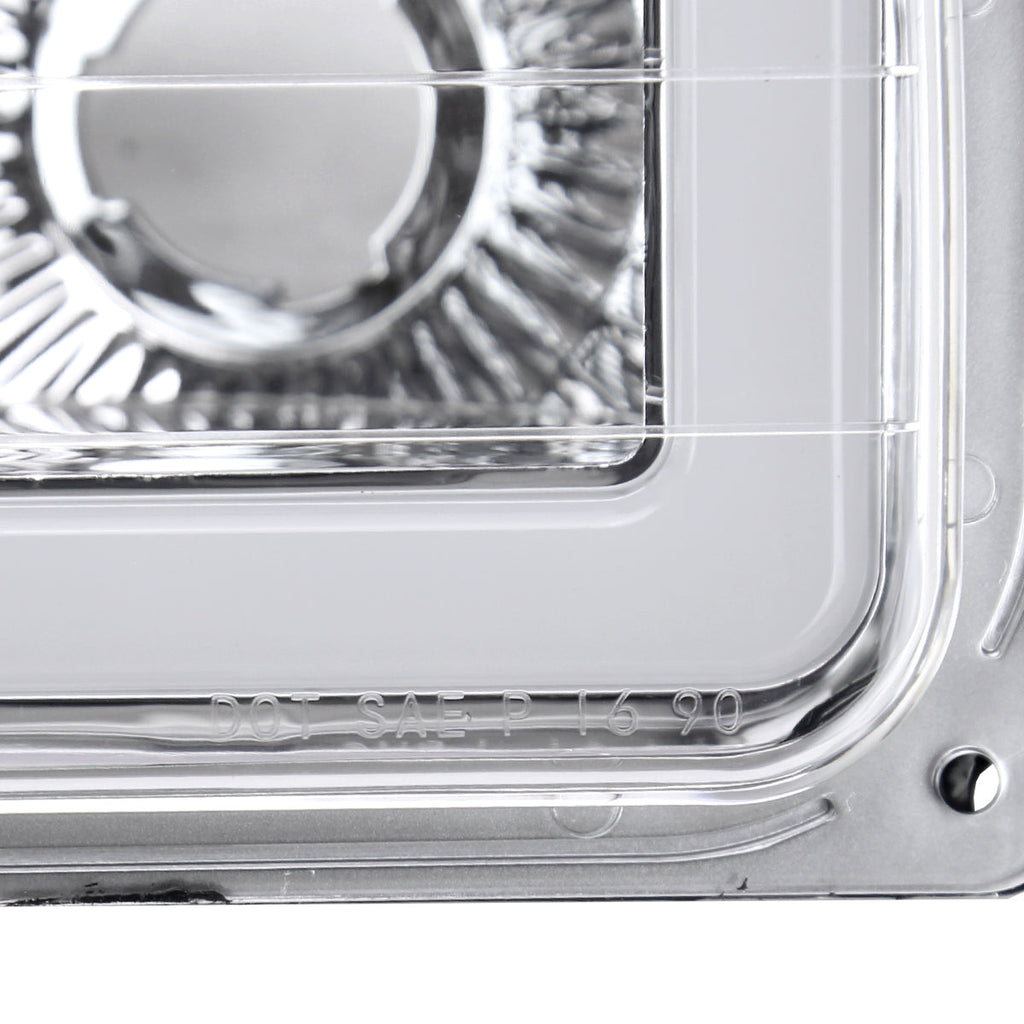 1988-1998 Chevrolet/GMC C10 C/K LED Strip Bumper Corner Signal Lights (Chrome Housing/Clear Lens)
