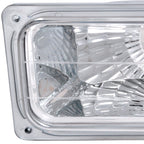 1988-1999 Chevrolet C/K C10/Suburban/Silverado/Tahoe GMC Sierra/Yukon Bumper Lights (Chrome Housing/Clear Lens)