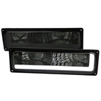 1988-1998 Chevrolet/GMC C10 C/K LED Strip Bumper Corner Signal Lights (Chrome Housing/Smoked Lens)