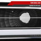 1988-1998 Chevrolet/GMC C10 C/K LED Strip Bumper Corner Signal Lights (Matte Black Housing/Clear Lens)