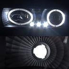 1988-1999 Chevrolet C/K C10/Suburban/Silverado/Tahoe GMC Sierra/Yukon Bumper Lights (Matte Black Housing/Clear Lens)