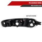2000-2006 GMC Sierra/Yukon/Yukon XL Denali Bumper Lights (Matte Black Housing/Clear Lens)