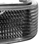 1993-1996 Jeep Grand Cherokee Bumper Signal Lights (Matte Black Housing/Clear Lens)