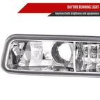 1999-2007 GMC Sierra/Yukon/Yukon XL Bumper Lights (Chrome Housing/Clear Lens)