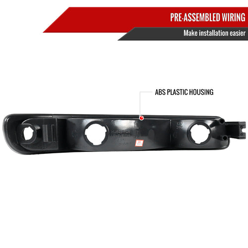 1999-2007 GMC Sierra/Yukon/Yukon XL Bumper Lights (Matte Black Housing/Clear Lens)