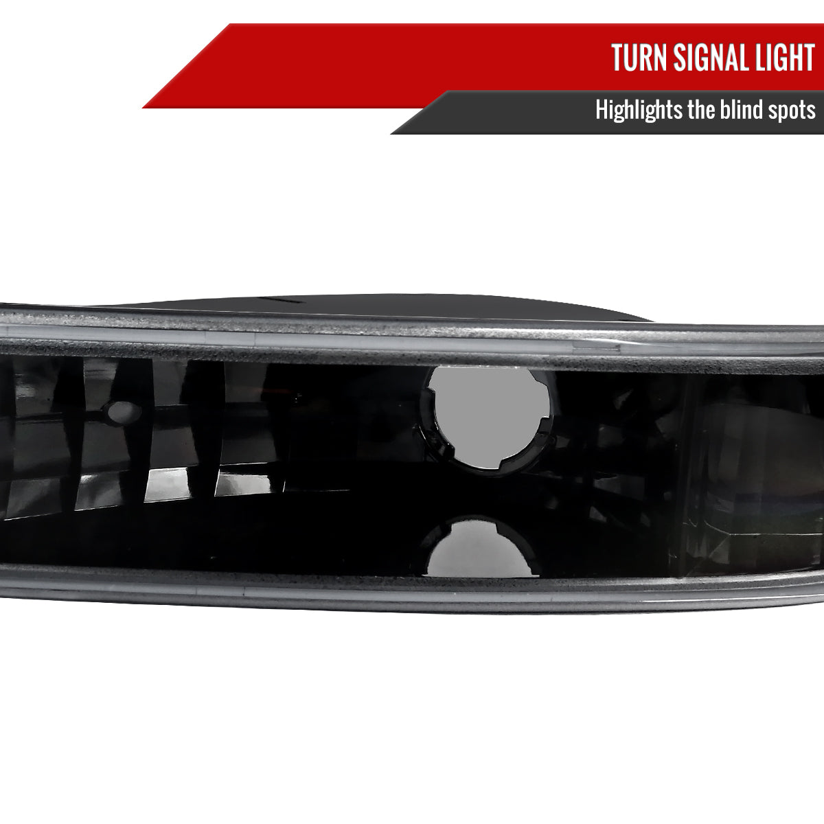 1999-2007 GMC Sierra/Yukon/Yukon XL Bumper Lights (Black Housing/Clear Lens)