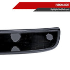 1999-2006 GMC Sierra/Yukon XL/SLT Dual Halo Projector Headlights & Bumper Lights (Glossy Black Housing/Smoked Lens)