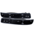 1999-2007 GMC Sierra/Yukon/Yukon XL Bumper Lights (Glossy Black Housing/Smoked Lens)