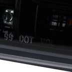 1999-2007 GMC Sierra/Yukon/Yukon XL Bumper Lights w/ Sequential Turn Signal Lights (Glossy Black Housing/Smoked Lens)