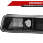 1999-2007 GMC Sierra/Yukon/Yukon XL Bumper Lights (Matte Black Housing/Clear Lens)