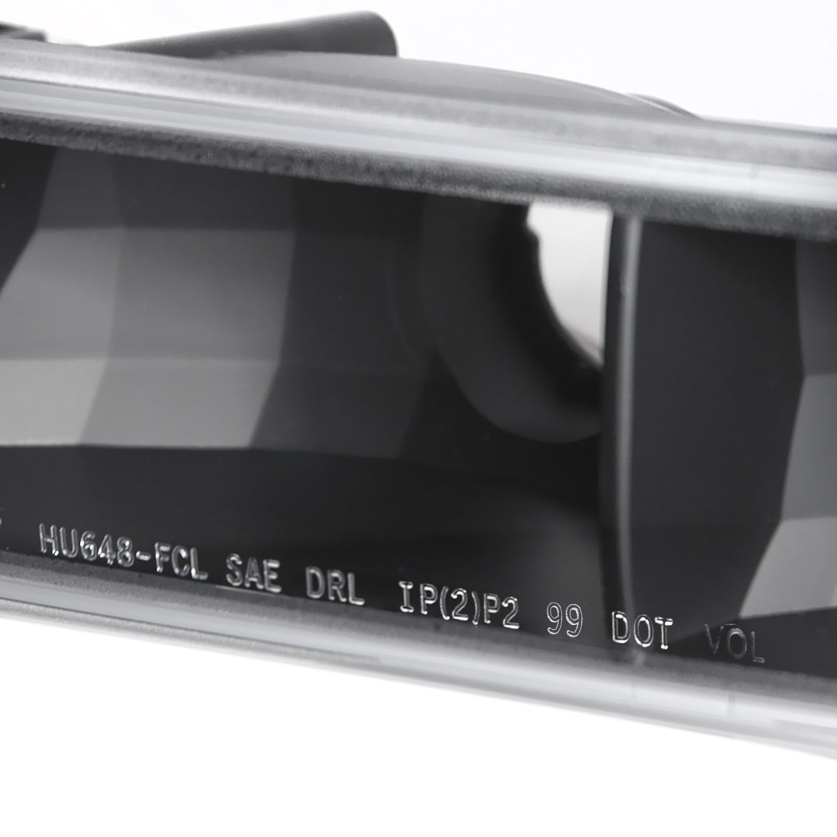 1999-2007 GMC Sierra/Yukon/Yukon XL Bumper Lights (Matte Black Housing/Clear Lens)