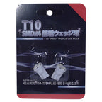 T10 4 SMD Wedge LED License Plate, Side Marker, Lamp Light Bulb - 2PC (White)